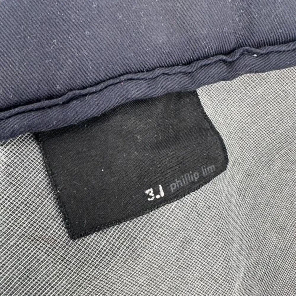 3.1 Philip Lim Tote‎ Patent Weekender Tote Bag Navy Blue